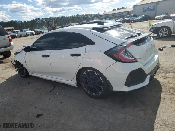2017 Honda Civic Hatchback EX with VIN SHHFK7H56HU213382, listed as a Copart auction lot 47602085 with 56,426 mi miles and Salvage Title. Bid and sale history available at carsss.com. Image 2.