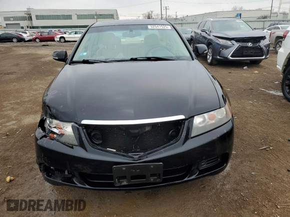 2004 Acura TSX w/Navigation with VIN JH4CL969X4C013680, listed as a Copart auction lot 52547525 with 136,098 mi miles and Salvage title. Bid and sale history available at DreamBid. Image 5.