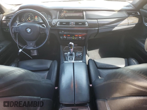 2015 BMW 7 Series 740Li xDrive with VIN WBAYF4C57FG291819, listed as a Copart auction lot 49512715 with 108,150 mi miles and Clean Title. Bid and sale history available at carsss.com. Image 8.