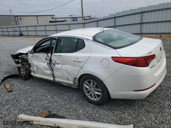 2012 Kia Optima LX with VIN KNAGM4A74C5287062, listed as a Copart auction lot 46162905 with 0 mi miles and Salvage Title. Bid and sale history available at carsss.com. Image 2.