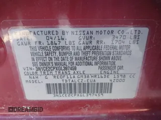 2016 Nissan Note S Plus with VIN 3N1CE2CPXGL397459, listed as a IAAI auction lot 41558808 with 90,071 mi miles and . Bid and sale history available at DreamBid. Image 9.