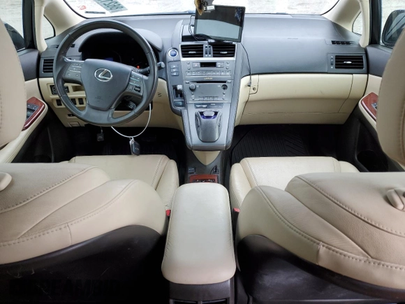 2010 Lexus HS 250h with VIN JTHBB1BA5A2006721, listed as a Copart auction lot 86219234 with 126,484 mi miles and Salvage Title. Bid and sale history available at DreamBid. Image 8.