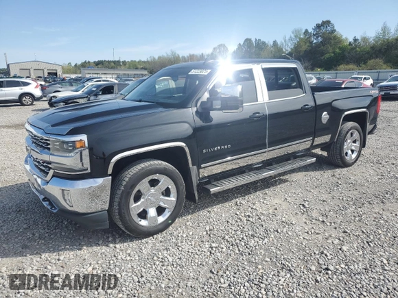2017 Chevrolet Silverado 1500 LTZ with VIN 3GCUKSEJ9HG491930, listed as a Copart auction lot 51223025 with 128,251 mi miles and Salvage Title. Bid and sale history available at DreamBid. Image 1.