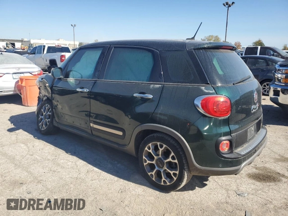 2014 FIAT 500L Trekking with VIN ZFBCFADH8EZ008838, listed as a Copart auction lot 76446664 with 92,949 mi miles and Salvage Title. Bid and sale history available at carsss.com. Image 2.