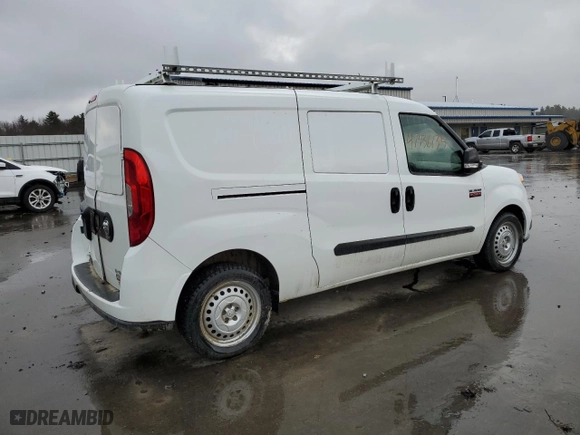 2022 Ram ProMaster City Cargo Van Tradesman with VIN ZFBHRFAB0N6X31255, listed as a Copart auction lot 47436135 with 24,340 mi miles and Salvage Title. Bid and sale history available at carsss.com. Image 3.