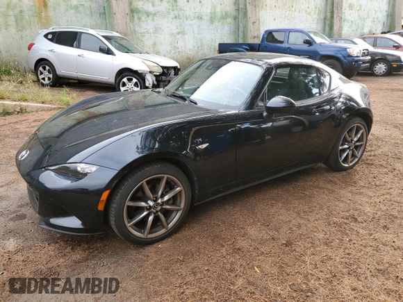 2023 Mazda MX-5 Miata Grand Touring with VIN JM1NDAM76P0551177, listed as a Copart auction lot 46320214 with 2,803 mi miles and Clean title. Bid and sale history available at DreamBid. Image 1.