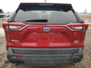 2021 Toyota RAV4 Hybrid XLE with VIN 4T3RWRFV8MU043385, listed as a Copart auction lot 84868154 with 93,650 mi miles and Salvage Title. Bid and sale history available at carsss.com. Image 6.