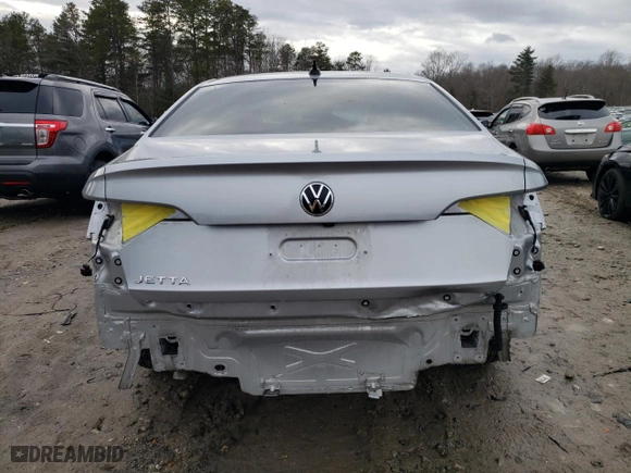 2024 Volkswagen Jetta Sport with VIN 3VWBM7BU3RM091388, listed as a Copart auction lot 47432425 with 18,843 mi miles and Salvage Title. Bid and sale history available at carsss.com. Image 6.