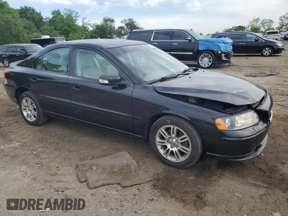 2007 Volvo S60 2.5L Turbo with VIN YV1RH592072606327, listed as a Copart auction lot 70507484 with 127,729 mi miles and Non Repairable. Bid and sale history available at carsss.com. Image 4.
