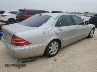 2001 Mercedes-Benz S 320/430/500 with VIN WDBNG70J71A145842, listed as a Copart auction lot 51187665 with 189,557 mi miles and Clean Title. Bid and sale history available at DreamBid. Image 3.