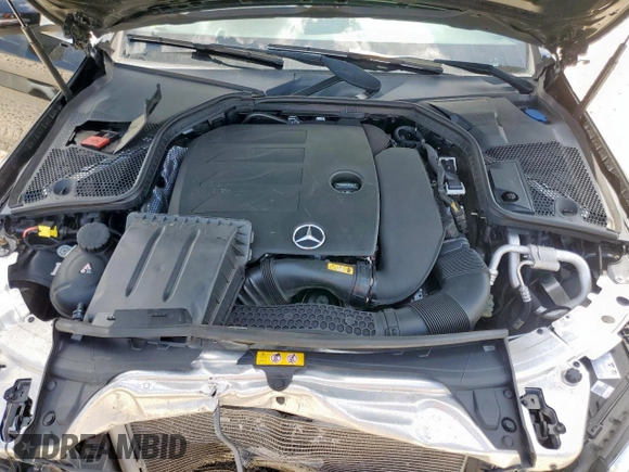 2021 Mercedes-Benz C 300 with VIN W1KWF8EB5MR643470, listed as a Copart auction lot 62184825 with 45,051 mi miles and Salvage title. Bid and sale history available at DreamBid. Image 11.
