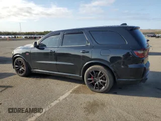2018 Dodge Durango SRT with VIN 1C4SDJGJ0JC266264, listed as a Copart auction lot 47618075 with 64,723 mi miles and Salvage title. Bid and sale history available at DreamBid. Image 2.