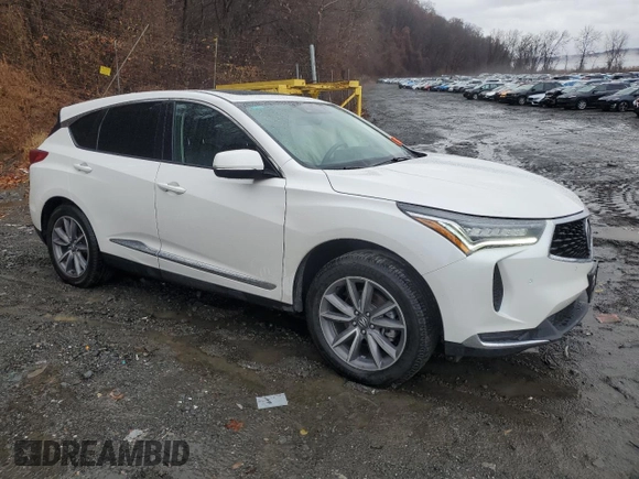 2023 Acura RDX w/Technology Package with VIN 5J8TC2H56PL004094, listed as a Copart auction lot 84284554 with 41,386 mi miles and Salvage Title. Bid and sale history available at carsss.com. Image 4.