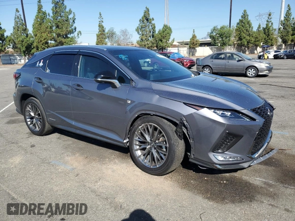 2020 Lexus RX with VIN 2T2YGMDA8LC054063, listed as a Copart auction lot 64370343 with 59,681 mi miles. Bid and sale history available at carsss.com. Image 4.