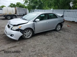 2010 Toyota Corolla with VIN 2T1BU4EE7AC408849, listed as a Copart auction lot 61482245 with Not provided miles and Salvage title. Bid and sale history available at DreamBid. Image 1.