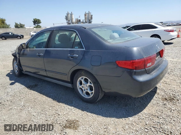 2005 Honda Accord LX with VIN 1HGCM56415A065869, listed as a Copart auction lot 62501495 with Not provided miles and Salvage title. Bid and sale history available at DreamBid. Image 2.