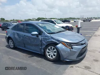 2024 Toyota Corolla LE with VIN 5YFB4MDE2RP088143, listed as a IAAI auction lot 42497036 with 23,824 mi miles and . Bid and sale history available at DreamBid. Image 1.