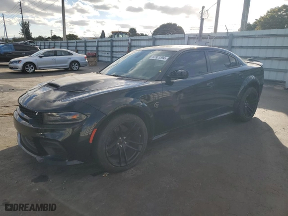 2021 Dodge Charger SRT Hellcat Redeye Widebody with VIN 2C3CDXL93MH660916, listed as a Copart auction lot 83921594 with 27,729 mi miles and Clean Title. Bid and sale history available at carsss.com. Image 1.