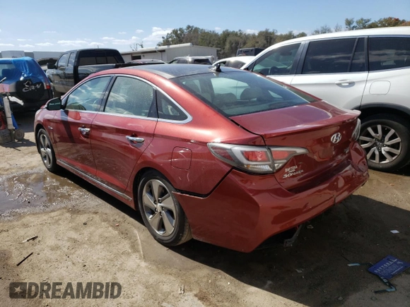 2017 Hyundai Sonata Hybrid Limited with VIN KMHE34L3XHA076109, listed as a Copart auction lot 40304283 with 106,557 mi miles. Bid and sale history available at carsss.com. Image 2.