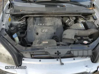 2007 Hyundai Tucson SE with VIN KM8JN12D17U587870, listed as a Copart auction lot 80851704 with 185,437 mi miles and Salvage Title. Bid and sale history available at carsss.com. Image 12.