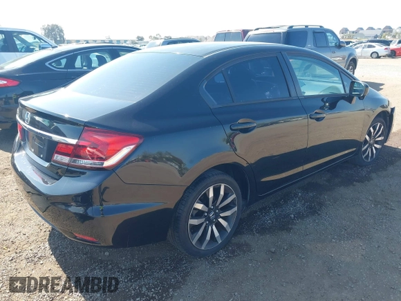 2015 Honda Civic EX-L z VIN 2HGFB2F93FH555035, wystawiony jako IAAI lot #42152303 z przebiegiem 86 775 mil mil oraz . Historia ofert i sprzedaży dostępna na DreamBid. Obrazek 4.