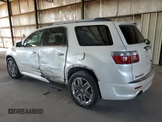 2012 GMC Acadia Denali with VIN 1GKKRTED6CJ236022, listed as a Copart auction lot 57525485 with 223,389 mi miles and Salvage title. Bid and sale history available at DreamBid. Image 2.