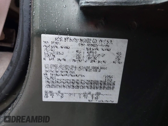 2003 Ford Excursion с VIN 1FMSU45F93EA92116, выставлен на аукционе IAAI как лот 42016521 с пробегом 325 556 миль миль и . История ставок и продаж доступна на DreamBid. Изображение 9.
