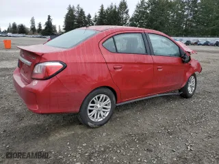 2024 Mitsubishi Mirage G4 ES with VIN ML32FUFJ2RHF00552, listed as a Copart auction lot 49524525 with 18,483 mi miles and Salvage Title. Bid and sale history available at carsss.com. Image 3.
