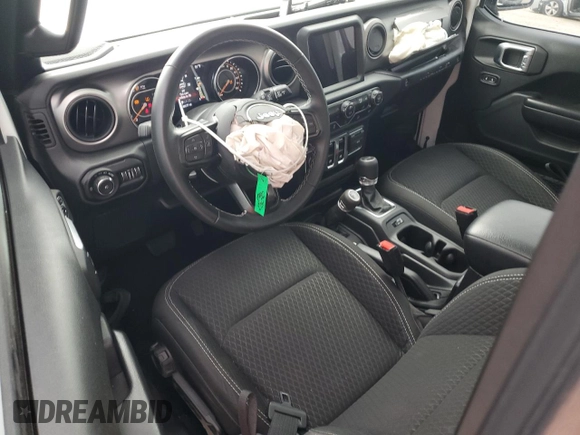 2021 Jeep Wrangler 80th Anniversary with VIN 1C4HJXAG1MW721452, listed as a Copart auction lot 62349904 with 40,677 mi miles and Salvage Title. Bid and sale history available at DreamBid. Image 8.