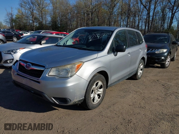 2015 Subaru Forester 2.5i with VIN JF2SJAAC5FG520328, listed as a IAAI auction lot 42003120 with 227,222 mi miles. Bid and sale history available at carsss.com. Image 2.