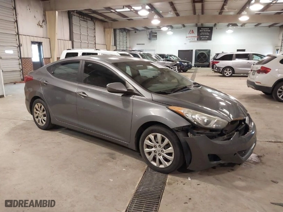 2012 Hyundai Elantra Limited with VIN 5NPDH4AE4CH124730, listed as a IAAI auction lot 41379631 with 175,790 mi miles. Bid and sale history available at carsss.com. Image 1.