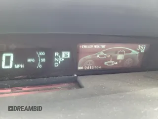 2012 Toyota Prius One with VIN JTDKN3DU0C1564349, listed as a Copart auction lot 54933595 with 241,516 mi miles and Non Repairable. Bid and sale history available at DreamBid. Image 9.