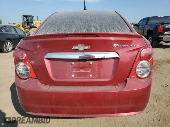 2014 Chevrolet Sonic LTZ with VIN 1G1JE5SH2E4141974, listed as a Copart auction lot 69660794 with 78,038 mi miles and Salvage Title. Bid and sale history available at carsss.com. Image 6.