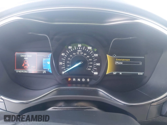 2017 Ford Fusion SE with VIN 3FA6P0HD8HR391610, listed as a IAAI auction lot 41903010 with 74,376 mi miles and . Bid and sale history available at DreamBid. Image 7.