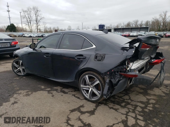 2018 Lexus IS with VIN JTHBA1D2XJ5073905, listed as a Copart auction lot 45915575 with 73,075 mi miles and Salvage Title. Bid and sale history available at carsss.com. Image 2.