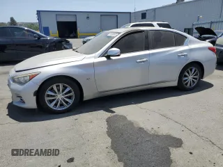 2015 Infiniti Q50 with VIN JN1BV7AP3FM333943, listed as a Copart auction lot 61383365 with 170,474 mi miles and Clean title. Bid and sale history available at DreamBid. Image 1.