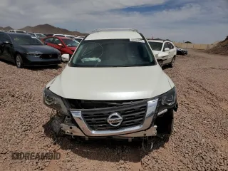 2017 Nissan Pathfinder SV z VIN 5N1DR2MN4HC657799, wystawiony jako Copart lot #58444065 z przebiegiem 90 473 mil mil oraz Szkoda całkowita • Salvage title. Historia ofert i sprzedaży dostępna na DreamBid. Obrazek 5.