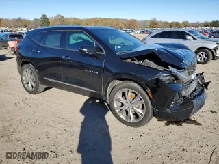 2019 Chevrolet Blazer Premier with VIN 3GNKBFRS1KS694470, listed as a Copart auction lot 84202244 with 56,069 mi miles and Salvage Title. Bid and sale history available at carsss.com. Image 4.