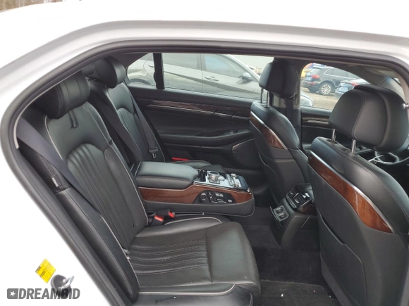 2017 Genesis G90 5.0L Ultimate with VIN KMHG54JH6HU025237, listed as a Copart auction lot 78040824 with 166,276 mi miles and Clean Title. Bid and sale history available at carsss.com. Image 10.