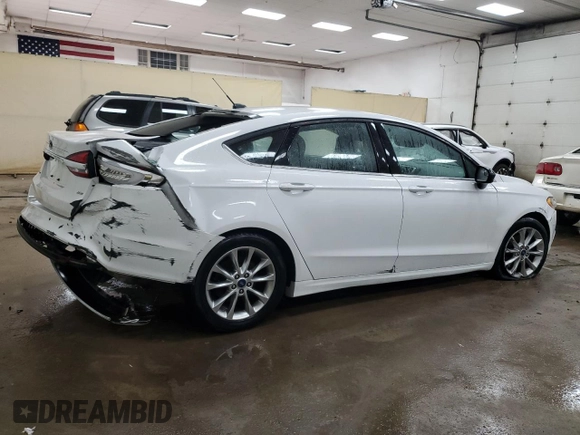 2017 Ford Fusion SE with VIN 3FA6P0H76HR396864, listed as a Copart auction lot 43810915 with 128,667 mi miles and Clean title. Bid and sale history available at DreamBid. Image 3.
