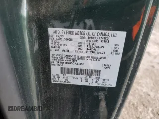 2003 Ford F-150 XL with VIN 2FTRF18203CA87350, listed as a Copart auction lot 42330695 with Not provided miles and Salvage title. Bid and sale history available at DreamBid. Image 14.