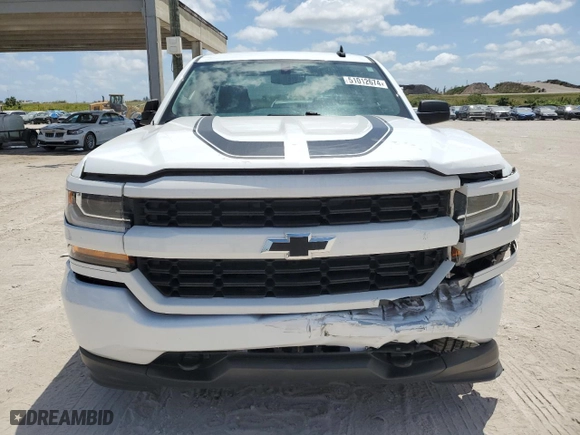 2018 Chevrolet Silverado 1500 Custom with VIN 1GCRCPEH5JZ121111, listed as a Copart auction lot 51012674 with 88,258 mi miles and Non Repairable. Bid and sale history available at carsss.com. Image 5.