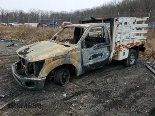 2011 Ford Super Duty F-250 SRW XL with VIN 1FTBF2AT9BEC41900, listed as a Copart auction lot 44588465 with 0 mi miles and Salvage Title. Bid and sale history available at carsss.com. Image 1.
