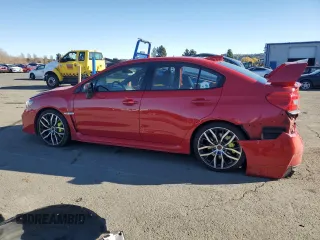 2021 Subaru WRX STI with VIN JF1VA2E63M9805896, listed as a Copart auction lot 84104264 with 68,657 mi miles and Salvage Title. Bid and sale history available at carsss.com. Image 2.