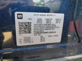 2023 Chevrolet Traverse LS with VIN 1GNERFKW4PJ206515, listed as a Copart auction lot 49480195 with 53,521 mi miles and Salvage Title. Bid and sale history available at carsss.com. Image 13.