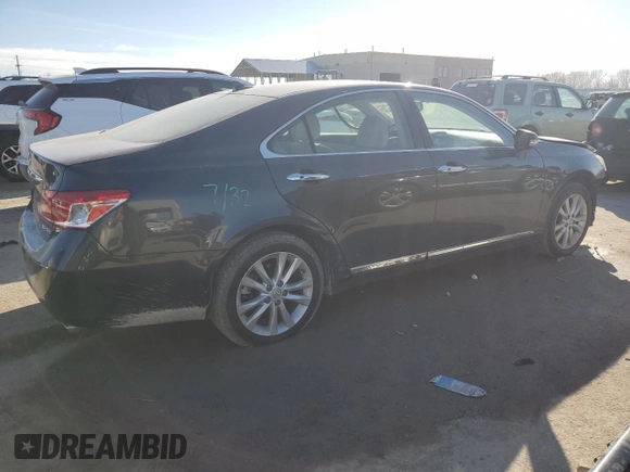 2011 Lexus ES with VIN JTHBK1EG0B2434021, listed as a Copart auction lot 44383675 with 71,182 mi miles and Salvage Title. Bid and sale history available at carsss.com. Image 3.