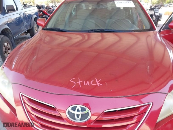 2007 Toyota Camry CE with VIN JTNBE46K873115041, listed as a IAAI auction lot 42023383 with 184,372 mi miles. Bid and sale history available at carsss.com. Image 10.