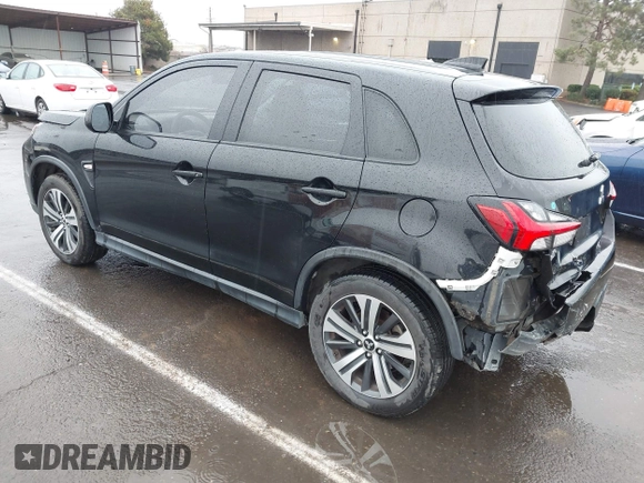 2020 Mitsubishi Outlander Sport ES 2.0 with VIN JA4AR3AU8LU026205, listed as a IAAI auction lot 41414657 with 126,942 mi miles. Bid and sale history available at carsss.com. Image 3.
