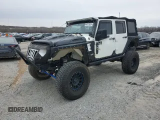 2014 Jeep Wrangler Unlimited Sport with VIN 1C4BJWDG1EL251390, listed as a Copart auction lot 48372535 with 86,611 mi miles and Salvage Title. Bid and sale history available at carsss.com. Image 1.