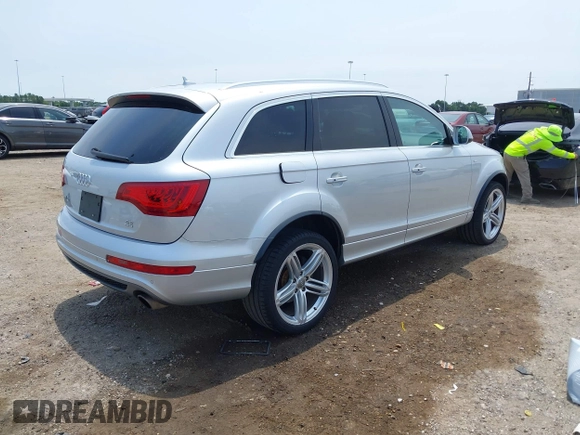 2010 Audi Q7 with VIN WA1DVAFEXAD003424, listed as a IAAI auction lot 42282789 with 131,459 mi miles and . Bid and sale history available at DreamBid. Image 4.